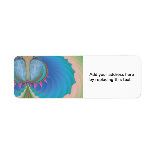 Butterfly Return Address Label (Front)