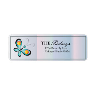 Butterfly - Return Address Labels