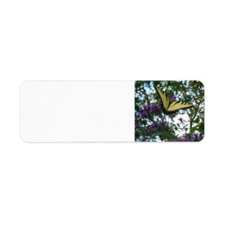 Butterfly Return Address Labels