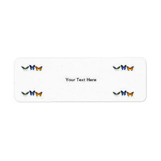 Butterfly Return Address Mailing Labels