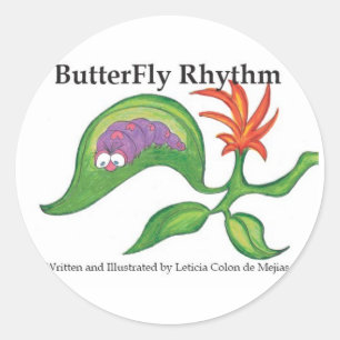 Butterfly Rhythm sticker