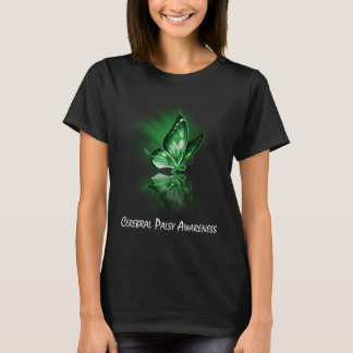 Butterfly Ribbon Cerebral Palsy Awareness T-Shirt