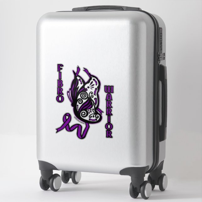 Butterfly/Ribbon...Fibro (Suitcase)
