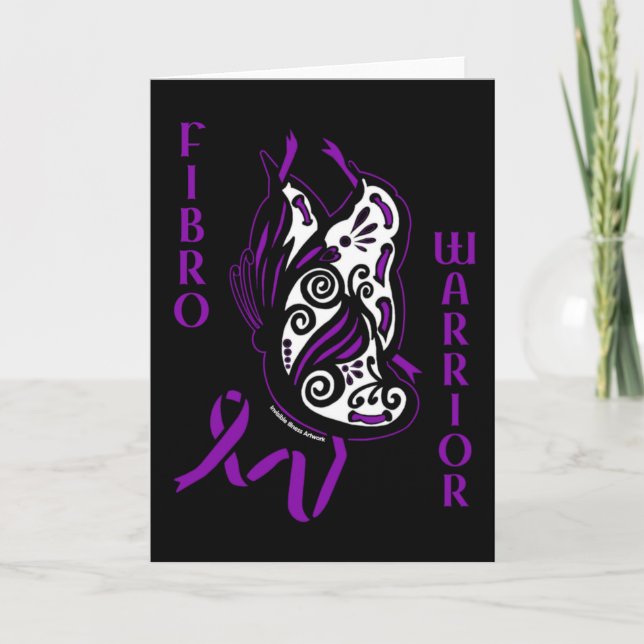Butterfly/Ribbon...Fibro Card (Front)