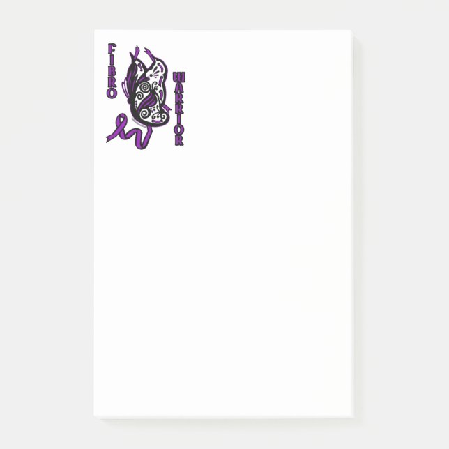 Butterfly/Ribbon...Fibro Post-it Notes (Front)