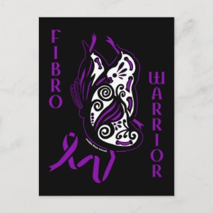Butterfly/Ribbon...Fibro Postcard