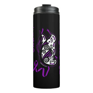 Butterfly/Ribbon...Fibro Thermal Tumbler