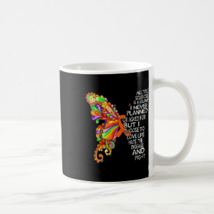 Butterfly Ribbon Multiple Sclerosis Awareness Ms W Coffee Mug