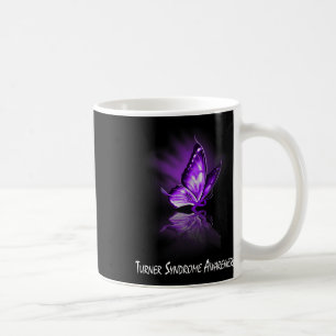Butterfly Ribbon Turner Syndrome Awareness  Coffee Mug