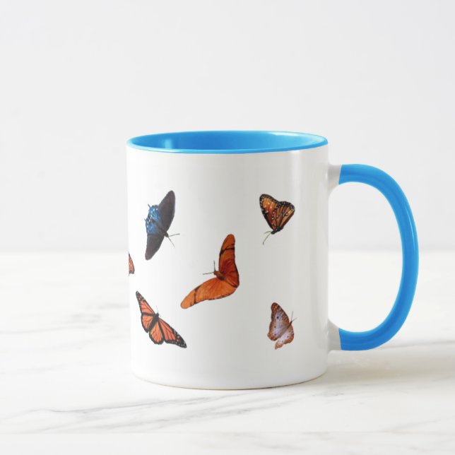 butterfly ringer coffee mug (Right)