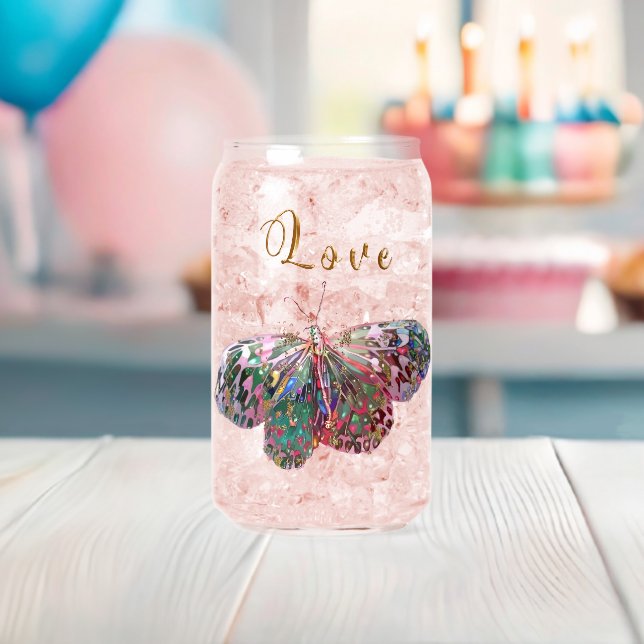 Butterfly Rising 2 Can Glass (Insitu (Baby Shower))