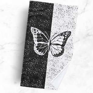 Butterfly Romantic Girly Aesthetic Elegant Classy Hand Towel