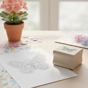 Butterfly Rubber Stamp
