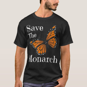 Butterfly Save The Monarch Butterflies Pollinators T-Shirt