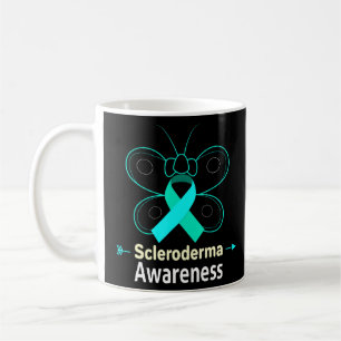 Butterfly Scleroderma Ribbon Scleroderma Awareness Coffee Mug
