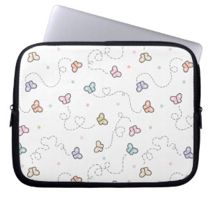 Butterfly Seamless Pattern Laptop Sleeve