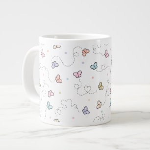 Butterfly Seamless Pattern Large Coffee Mug