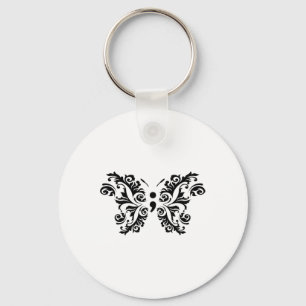 Butterfly Semicolon Suicide Awareness Prevention T Key Ring