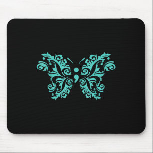 Butterfly Semicolon Suicide Awareness Prevention T Mouse Pad