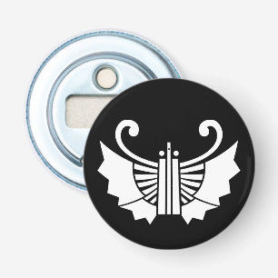 Butterfly-shaped fans (Ogi kocho) Bottle Opener
