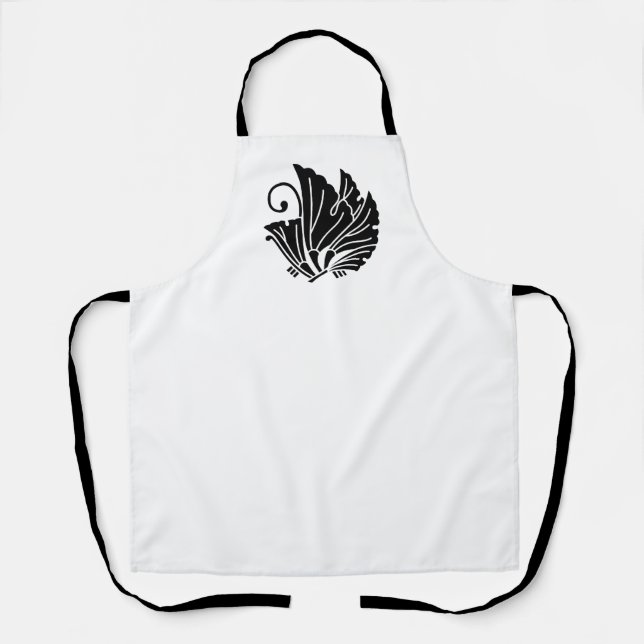 Butterfly-shaped ginkgo leaves apron (Front)