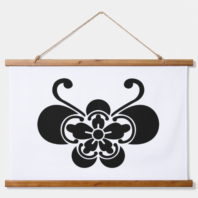 Butterfly-shaped Goka Hanging Tapestry (Front)