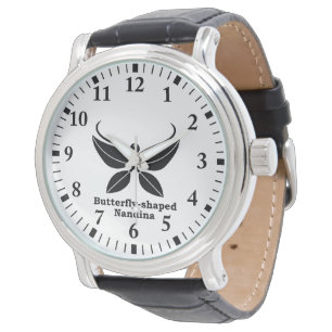 Butterfly-shaped nandina watch