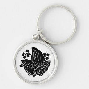 Butterfly-shaped paulownia keychain