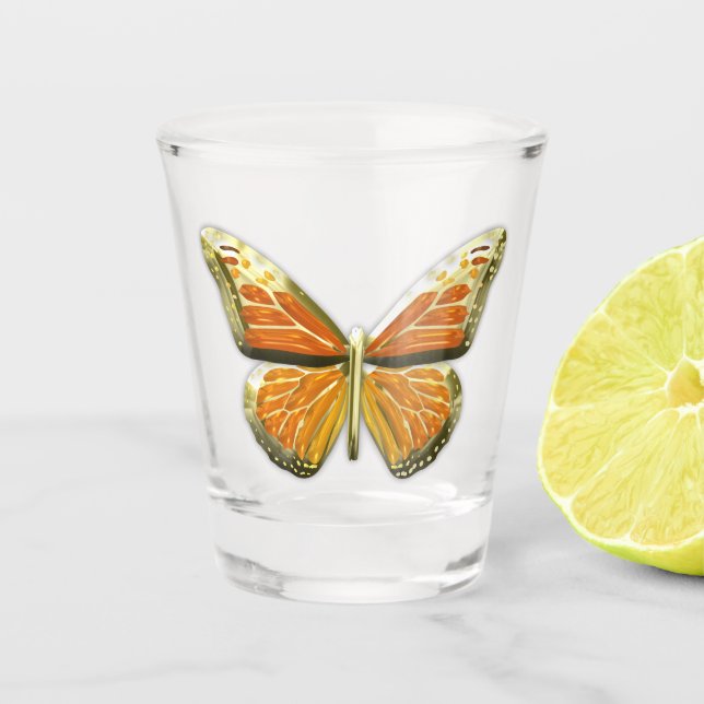 Butterfly Shot Glass (Front)