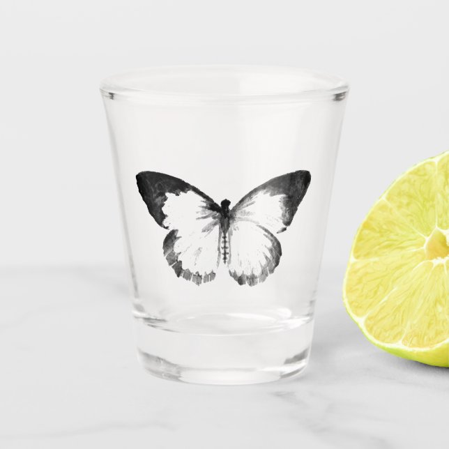 Butterfly Shot Glass (Front)