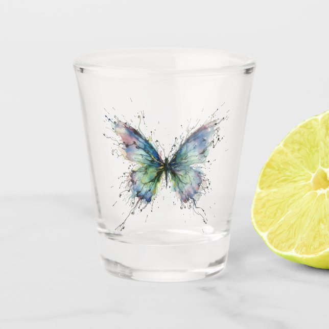 Butterfly Shot Glass (Front)
