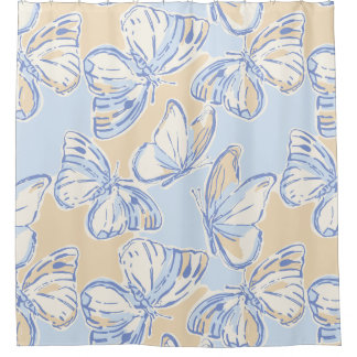 Butterfly Shower Curtain
