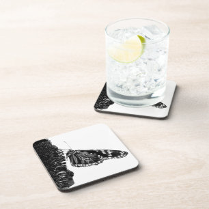 butterfly shy blacq coaster