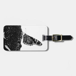 butterfly shy blacq luggage tag