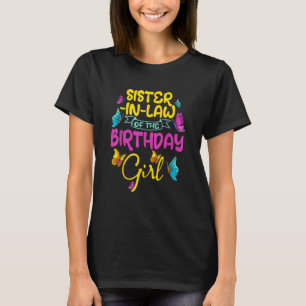 Butterfly Sister-In-Law Birthday Party Garden T-Shirt
