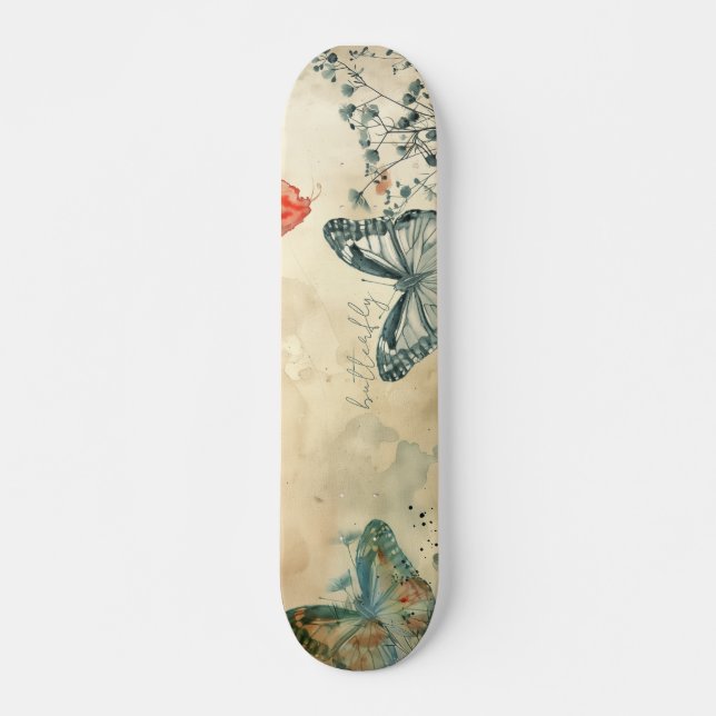 Butterfly Skateboard (Front)