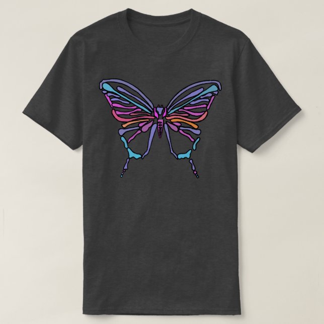 Butterfly skeleton  T-Shirt (Design Front)