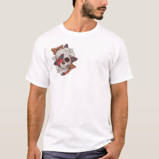 Butterfly skull shirt