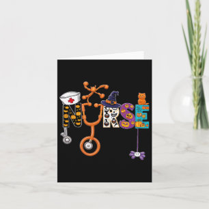 Butterfly Skull Skeleton Retro Halloween Card