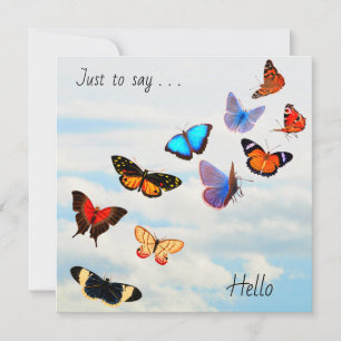 Butterfly Sky  Card
