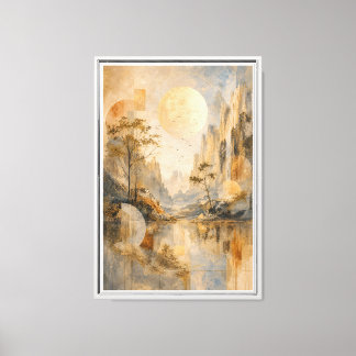 Butterfly Soul | Contemporary Butterfly Portrait  Canvas Print