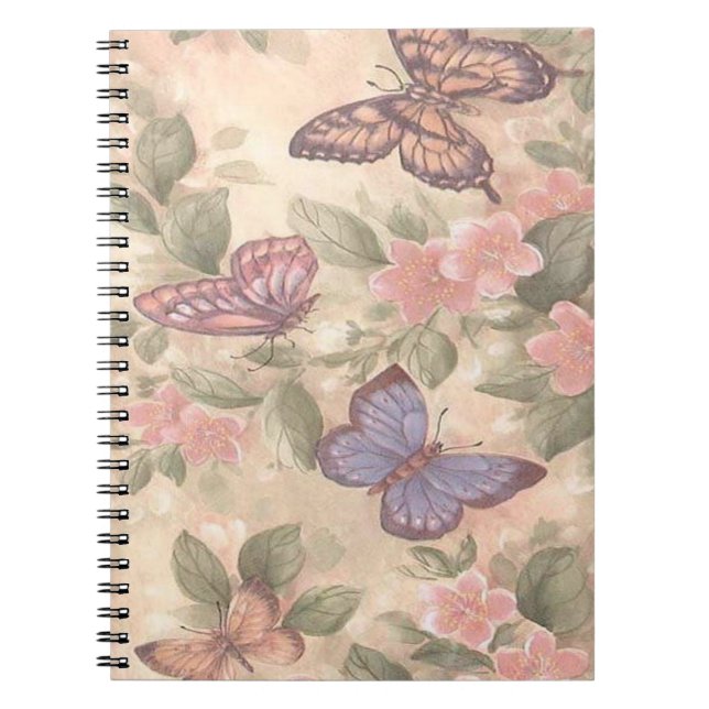 Butterfly Spiral Notebook (Front)