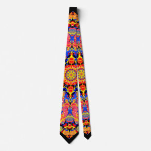 Butterfly Splash Kaleidoscope Two Tie