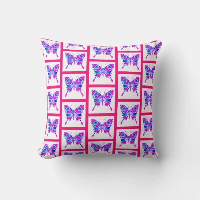 Butterfly, spring messenger. cushion (Front)