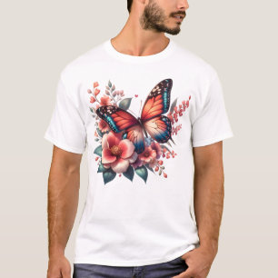 Butterfly Spring Sublimation Clipart T-Shirt
