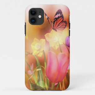 Butterfly Spring sun dance iPone case