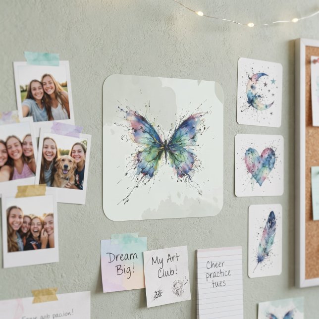 Butterfly Square Sticker (Creator Uploaded)