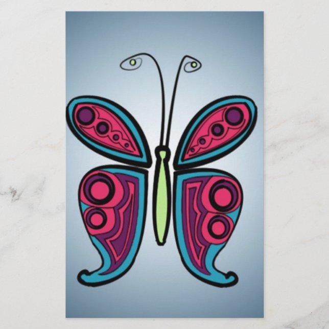 Butterfly Stationery (Front)
