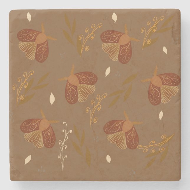 Butterfly Stone Coaster (Front)