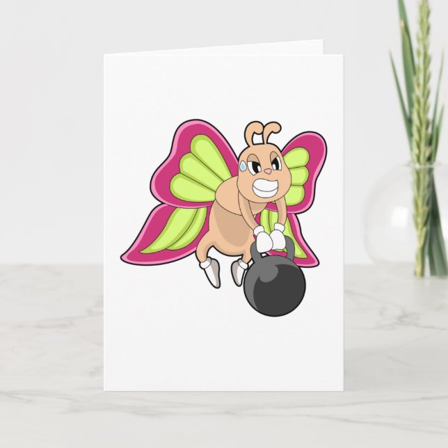 Butterfly Strength training Dumbbell Card (Front)